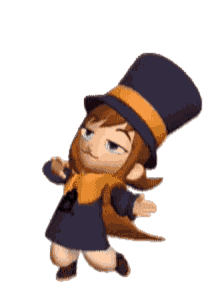 Hat Kid dancing